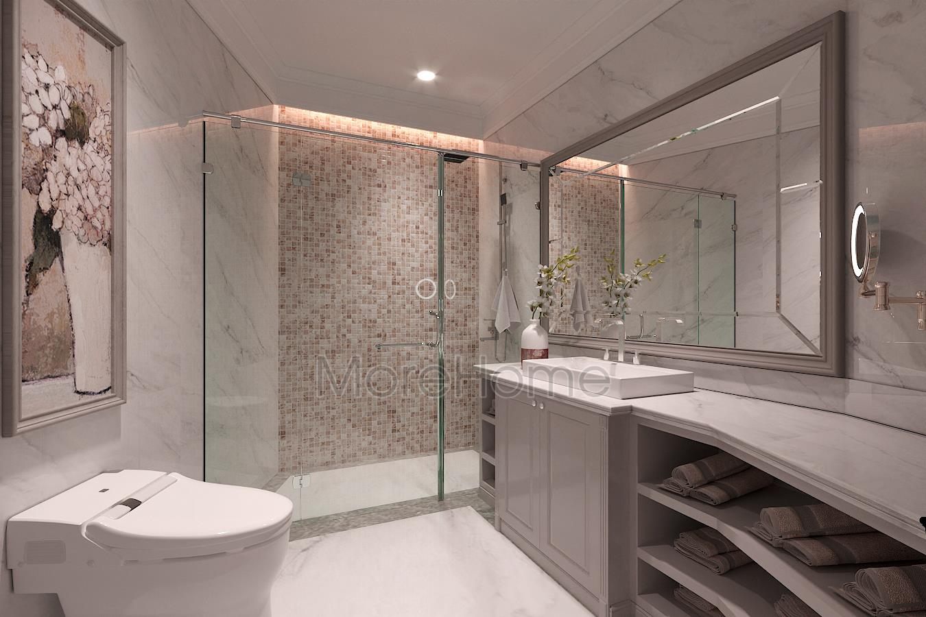 Phòng tắm sang trọng tại căn hộ Pentshouse Keangnam 